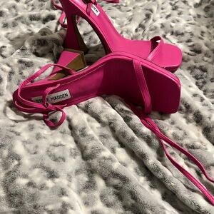 Steve Madden Pink Strappy Heels